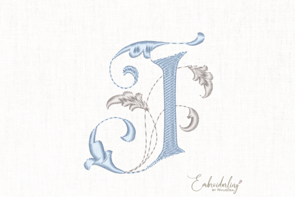 Baby Shower J, Monogram Embroidery Letter Review