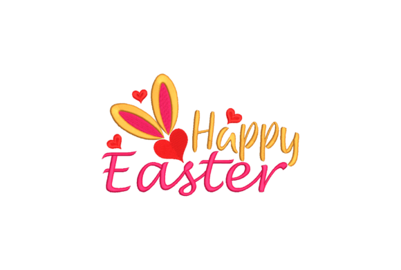 Easter Embroidery Design, 6 Formats