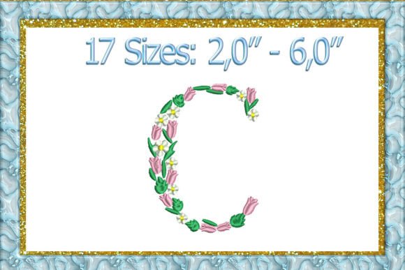 Letter C Monogram Embroidery Review