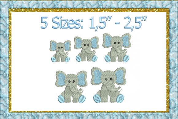 Mini Elephant Machine Embroidery Design Review