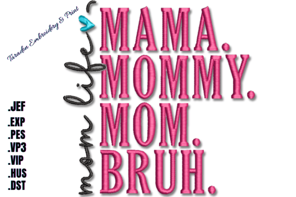 Mom Life Machine Embroidery Design Review