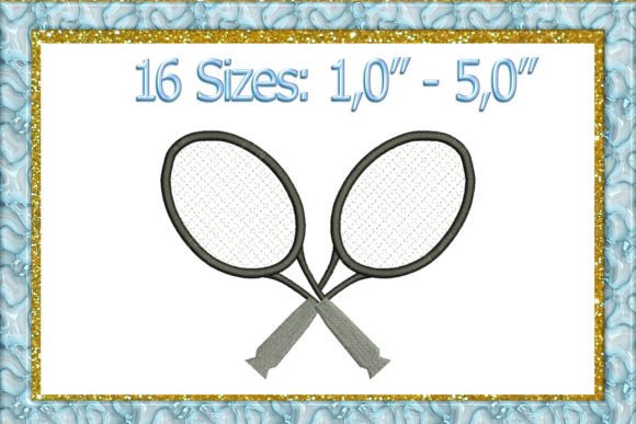 Tennis Racket Embroidery Design Review