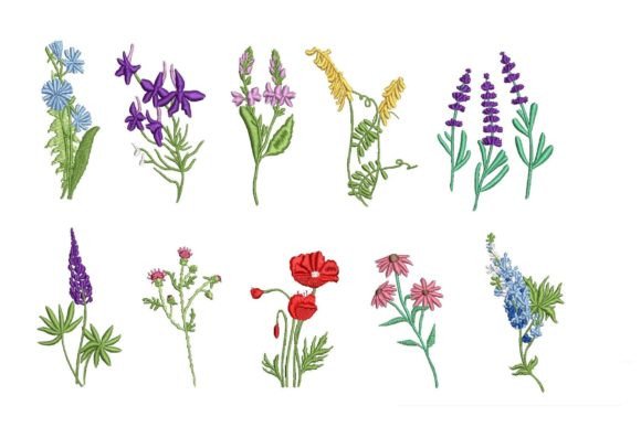 Wildflowers Embroidery Designs WF010002 Review