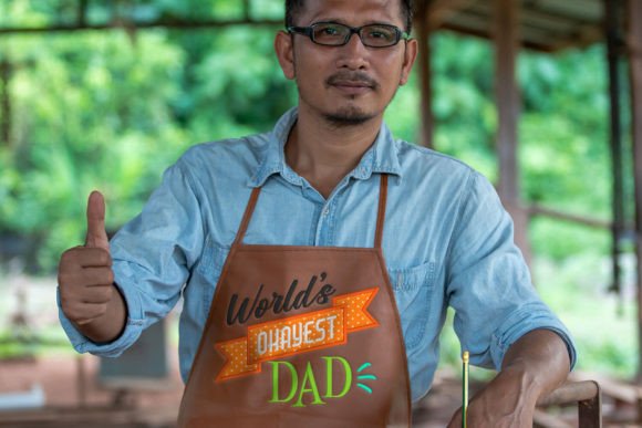World s Okayest Dad Applique Embroidery Review